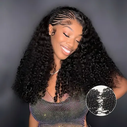 Tahikie Curly Wave Crochet Human Hair For Miracle Knots Human Hair Feather Curly Wave Crochet Human Hair For Miracle Knots Pre-Separated 50g/Pack Recommended #TiktokShopSpringGlowUp #RefreshedLook