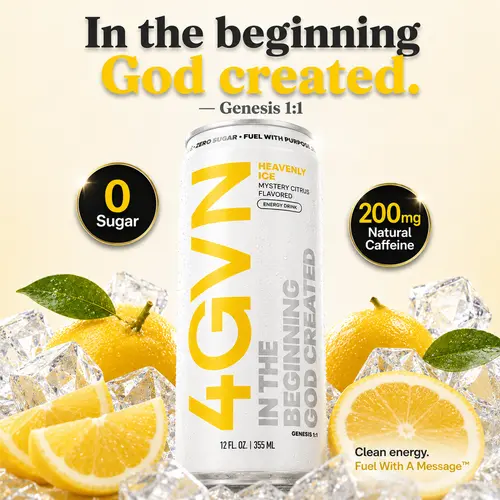 Heavenly Ice - Mystery Citrus 4GVN Energy Drink | Zero Sugar | 200mg Caffeine