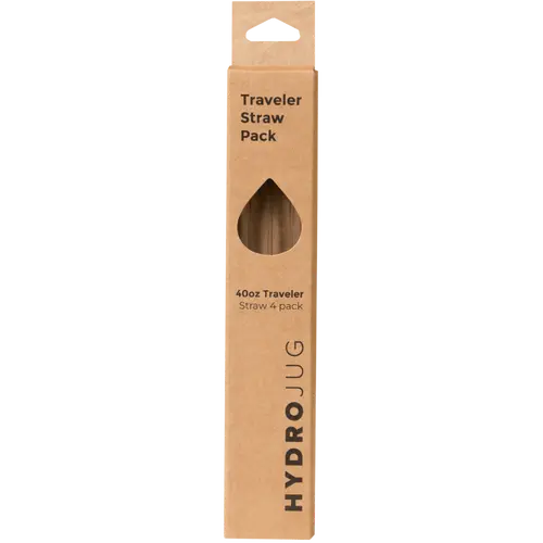 HydroJug 40 oz Ease2o, Traveler, or Sport Replacement Straws, 4 Pack BPA-Free Reusable Straws