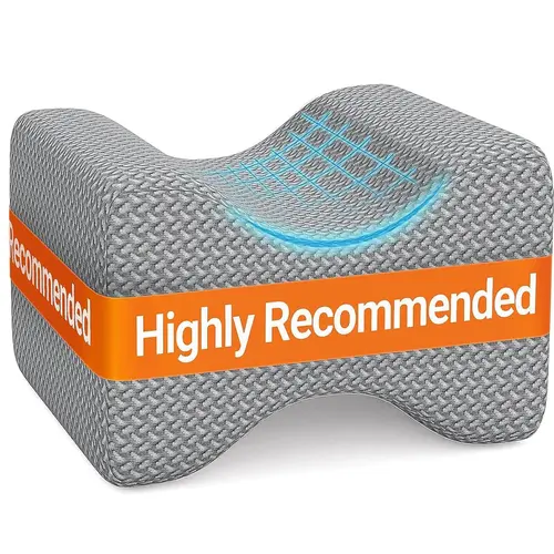 BlissTrends | Orthopedic Knee and Leg Pillow for Side Sleepers Sleeping - 100% Memory Foam for Back Pain, Hip Pain Relie,homeessentials