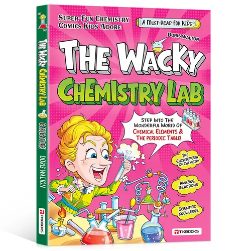 【TIKBOOKS】S My First Chemistry Adventure Art-Focused Children's Literature Book - Comic Guide with Simple Chem Formulas as Stories, Less Symbol Memorization, Vibrant Illustrations, STEM Gift to Build Confidence & Discover Learning Can Be Fun