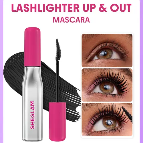 【FREE SHIPPING】SHEGLAM Lashlighter Up & Out Black Mascara Lasting Waterproof Lengthening Eyes Lashes