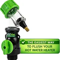 Sediment Gone Water Heater Cleaning Tool – Removes Sediment Buildup & Improves Performance (DIY Flush Kit for Gas & Electric Heaters) Heating Efficiency Garden Hose
