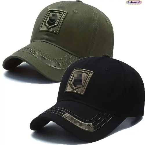 Men’s 2-Pack Embroidered Lettering Camo Trucker Dad Hats - Adjustable, Lightweight, Breathable, Unisex Men’s Hats, Dad Cap Style, Ideal for Fishing, Travel, Camo Trucker Hat