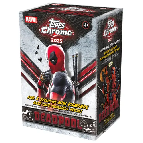 2025 Marvel Topps Chrome Deadpool Blaster Box