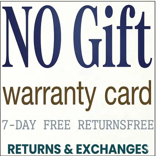 NO GIFT ! !! WARRANTY CARD