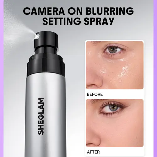 【FREE SHIPPING】SHEGLAM Camera On Blurring Waterproof Setting Spray Makeup Fixing Spray Oil Control Fine Mist Soft Focus Matte Finish Face Cosmetic