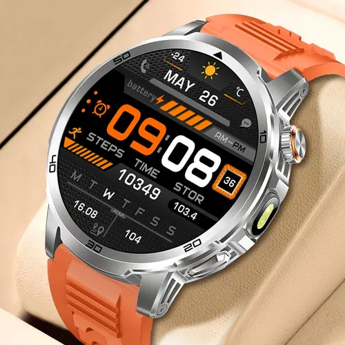MEVADEN 1.85" HD Large Screen Smart watch,Answer/Make Calls, Bluetooth, Message Reminder,Steel Case Sturdy Durable,1000mAh Large Battery,Multiple Sports Fitness Tracker smartwatch for Men, Smartwatch For Android