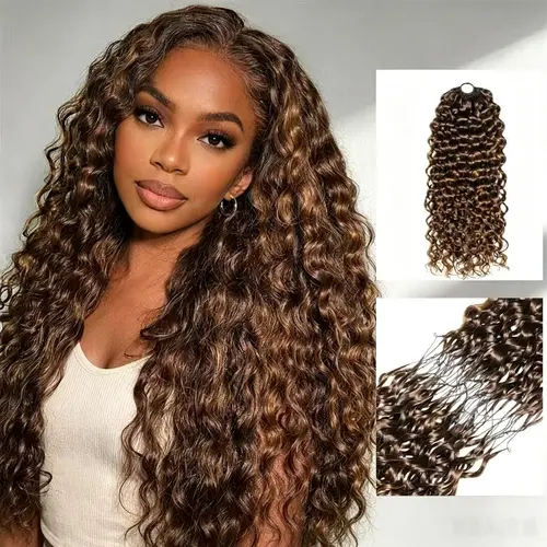 Ashimary Black Women's Miracle Knots Virgin Human Hair Extensions, 4 Packs 20" 50g Each $189, Pre-Separated Lightweight Knotless Boho Hair Braids, Natural Styles, 4-5 Packs Needed for Full Head Protective Hairstyles