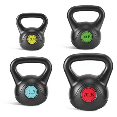 Powder-Coated Kettlebell with a Cast Iron Core, with a Non-Slip Handle and Flat Base, Suitable for Fitness Training, Durable For Strength Training,summerwins