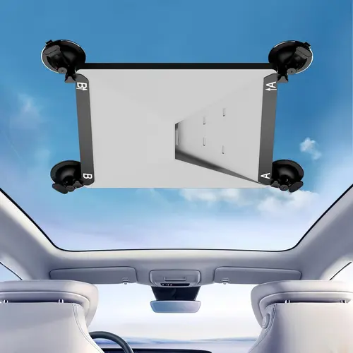 Car Cell Phone Holder - 1-Piece Vacuum Mount Accessory, Secure Fix, Strong Grip for Windows, Sunroofs, Easy Installation, Signal Stable (RV Accessories), Cell Phone Holder For Car, One-Piece