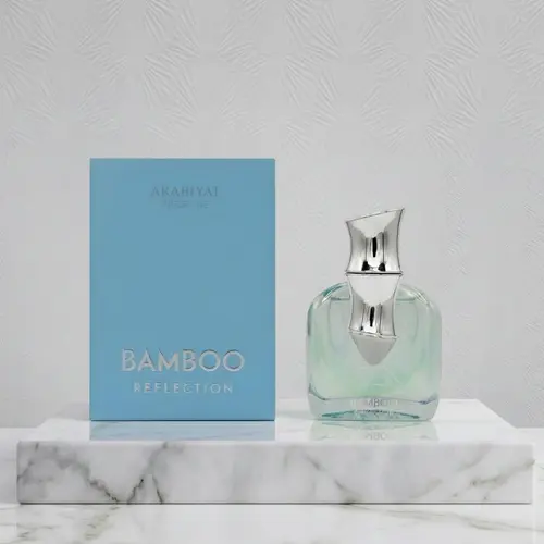 Arabiyat Bamboo Reflection Eau de Parfum for Men, Woody-Citrus & Lavender Scent with Breezy Confident Vibe, Bright Confidence & Irresistible Elegance, Fresh 3.4 fl oz Arab Perfume for Self Care, Youthful Lemon Notes, Aromatic Bottle