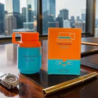 Manhattan Skyline Men's EDP Spray - 100ml Blueberry Citrus-Woody Natural Modern Blueberry Orange-Flavored Men's Fragrance, Single Item, Ideal Gift, Natural Men's Fragrance