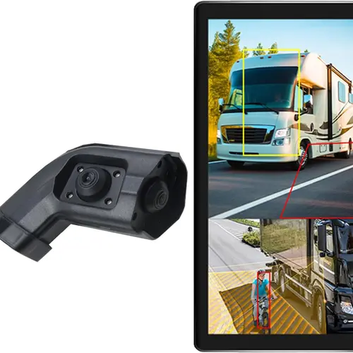 AHD 10.36" BSD Side View Vertical Monitor Touch Screen Loop Recording Display Left Right Car Camera for Truck Bus Mirror Summervibes
