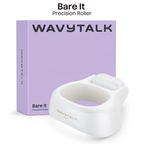 Wavytalk Precision Roller Attachment for JD-TM028 Bare It IPL Device, Designed for Even Flashes to Eliminate Missed Spots for Full Body Coverage in Half the Time,White