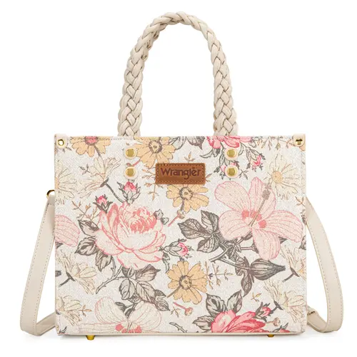 Wrangler Floral Print Medium Tote Bag for Women