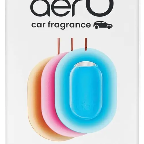 Godrej Aer O Hanging Car Freshener, Assorted Pack of 3 Car Fragrance Set Car Odor Remover Car Scents Car Perfume