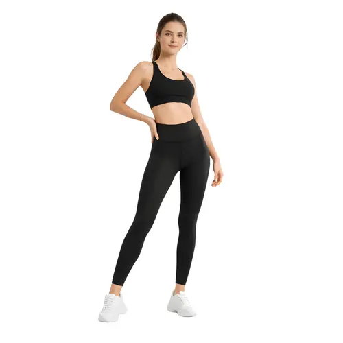 Women High Waisted Leggings Buttery Soft Yoga Pants Tummy Control Non See Through 4 Way Stretch Workout Gym Running Athletic Leggings Full Length Comfortable Activewear Daily Wear Black Leggings for Women Women's High-Waisted Waist fitness
