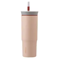 Owala 24oz Stainless Steel Insulated Reusable Straw Tumbler - Portable Drink Bottle with Secure Lid