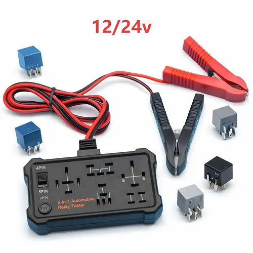 12V-24V Universal Motorcycle Relay Tester - Professional Automotive Diagnostic Tool for Vehicle Circuit, Starter & Relay Voltage Testing, Relay Voltage Tester,SummerFinds tiktokshopbacktoschool,back to school,back to school haul