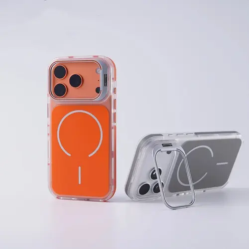 Phone case for iPhone 1716 15 14 13 12 Pro Max plus Case Invisible Stand, Military-Grade Holographic Case for 17 ProMax,[Compatible Compatible with MagSafe ]