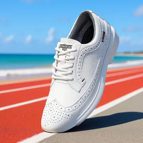Unisex Adult Fit Athletic Golf Shoes - Men's Built-In Spikes Golf Shoes, Anti-Slip Grip-Enhanced Sneakers for Couple Matching Sports Footwear