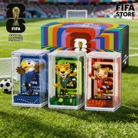 [Set of 3] FIFA 2026 World Cup Collectible Mascot Figurines toys  Official Licensed Clutch Zayu and Maple Summervibes outdoorfun anime Figures Set