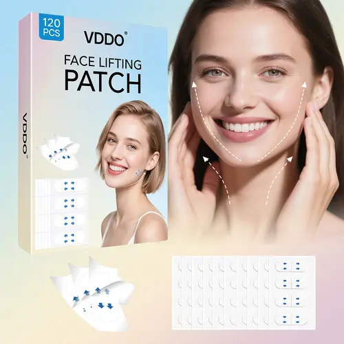 120pcs Face Lifting Patch - Invisible V-Line Face Lift Tape for Instant Wrinkle Removal and Sagging Skin summerwins,travel essentials