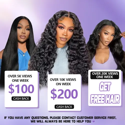 [NOT FOR SALE] Women's Wig and Free Gift Hair Accessory Set