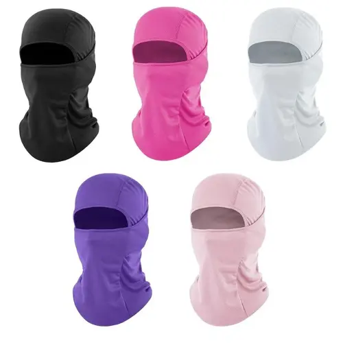 Yeomoo 5 Pcs Summer Balaclava Face Mask for Women, Cooling Neck Gaiter & Shiesty for Outdoor Sport and Work