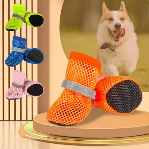 small Dog Shoes Breathable Mesh Boots,Summer Breathable Dog Boots Nonslip Sole Paw Protector for Small Medium,shoes for back to school,back to school shoes