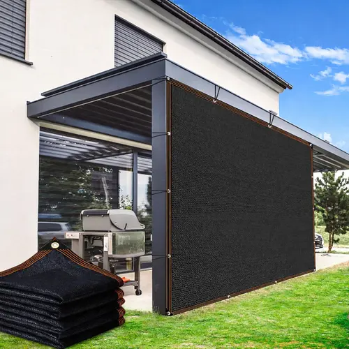 10x13ft Sun Shade Cloth 90% UV Block Shade Net, Heavy Duty Mesh Tarp with Reinforced Grommets, Outdoor Shade Cover for Patio, Pergola, Deck, Garden, Greenhouse, Fence, Canopy, Pool, Camping