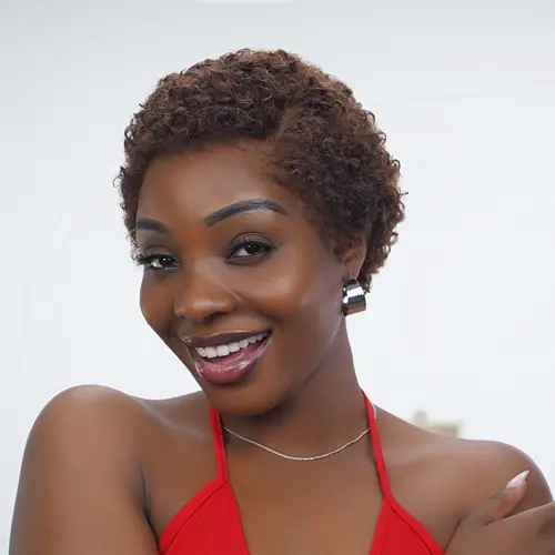 【 New In 】Dultev 012 HD Human Hair Lace Front Wig, 13x6 Glueless Pixie Curly Layered Wig for Women, 180% Density Soft Fluffy Luxury Curly Hair, Supports Ponytail Hairstyle | New In #tiktokshopsummersale