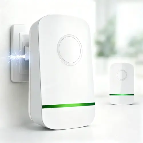 1pc Rectangle Plug-In Power Box - US Plug Type Power Socket with Built-In LED Status Light, Compact Energy-Efficient Indoor Device for Home/Dorm/Office Use
