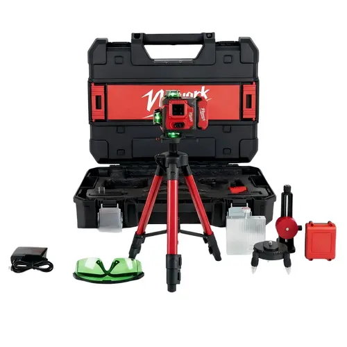 NiuWork Professional Green Line Laser Level – Precision Horizontal & Vertical Alignment, Auto Calibration for Construction & Gardening – Heavy-Duty Contractor Tool