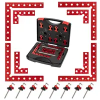 GJANSH Corner Clamps for Woodworking,8pcs corner clamps With Box, 5.5"& 3.14"Aluminum Alloy 90 degree right angle clamp, Positioning Square Tools for Frame, Cabinets, Drawers,Box