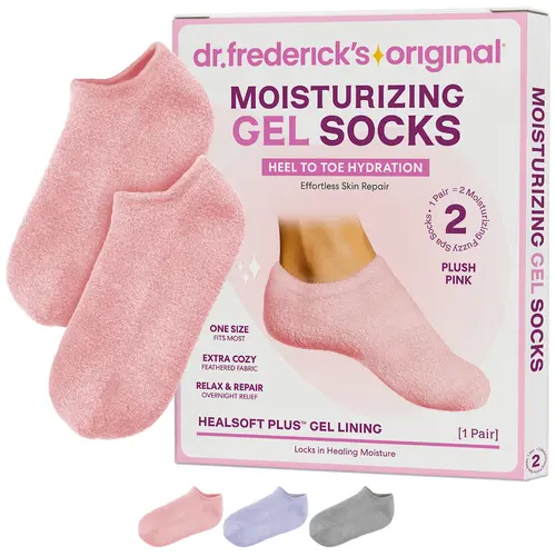 Women's Fluffy Gel-Lined Socks, Casual Adults' Moisturizing Socks with Coconut Oil & Jojoba Oil, 85% Nylon-Spandex Blend, Full-Wrap, Soft Stretch, One Size Fits Most, Relax & Repair Dry Cracked Heels, Reusable