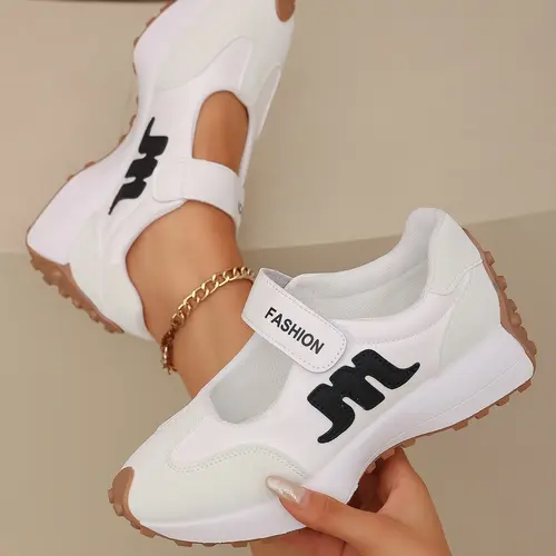 Women's Casual Sport Shoes, Casual Athletic Trainers, Elegant Fashion Low Top Sneakers, Round-Toe Thick-Sole, All-Season Outdoor Athletic Footwear