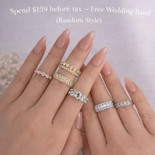 Effinny S925 Sterling Silver Mystery Box of Ring- Fashion Wedding Band Blind Box, Random Suprise Rings for Parties, Holiday, Daily Wear, Female