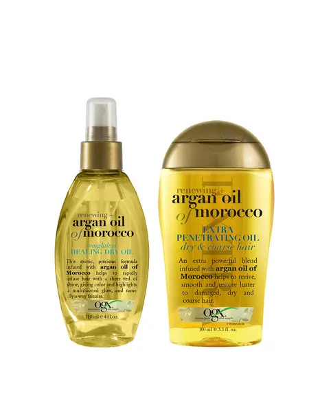 OGX Moroccan Shine & Strength Duo