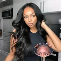 [GLUELESS] LYSILF Natural Black 7x6 Glueless Body Wave wigs with HD Lace Remy human hair Water & Deep wave 200 Density Ready to Wear Beginner Friendly 7x6 Burmese curly Brazilian human hair Pre Plucked Pre Cut closure Lace wigs 14-40 Inches #Summervibes