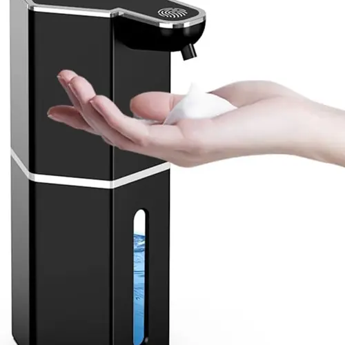 Automatic Soap Dispenser Touchless, Foaming Soap Dispenser 12oz USB Rechargeable, 4 Adjustable Levels Waterproof, Kitchen Gadgets Home Essentials, Wall Mount Hand Soap Dispenser for Bathroom Restroom Use