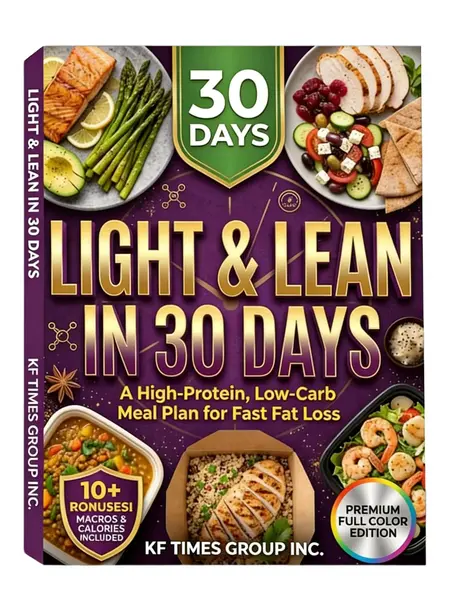 Ligh Protein Recipes: 180 Easy Low-Carb Recipes + 30-Day Meal Plan Healthy Healthy Ingredients
