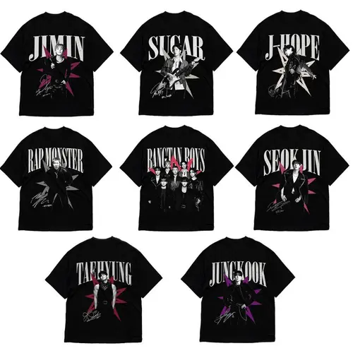 Vintage Seven Comfort Colors Shirt, Bangtan Kpop Merch, Retro 90s Shirt, Gifts For Fans