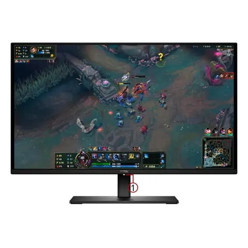 HyperX OMEN 27q 27-in QHD 240 Hz OLED Gaming Monitor - Computer Screen with Dynamic OLED Display, OMEN Gaming Hub, Swivel, Tilt, Pivot, Elevate Functions, Vivid Color Accuracy, Cable Holder, DP Port for Gaming Setup