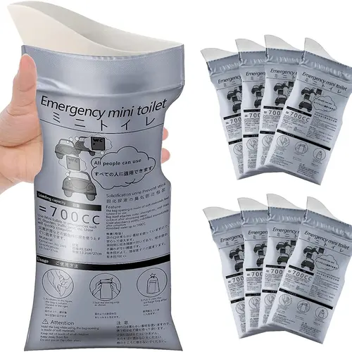 Car disposable Emergency Urinal Bag, 8/16/24 Pack Portable Camping Pee Bags, Travel Pee Bags, Traffic Jam Emergency Portable Urine Bag, Vomit Bags, for Men Women Kids Children Patient