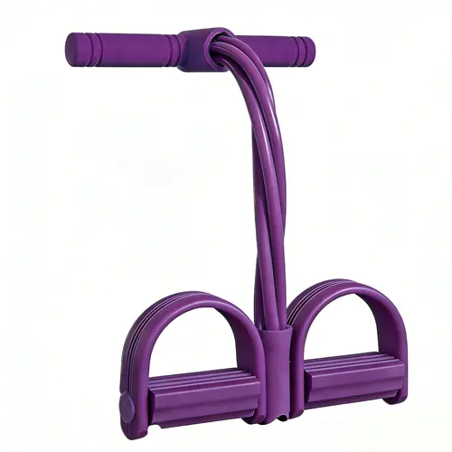 YICF Portable Pedal Elastic Training Band - Exercise Bands, At Home Gym Equipment, Full Body Workout Gear for Sit-Ups, Abs, Yoga, Father's Day Gifts