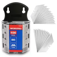 #backtoschool WORKPRO Utility Knife Blades, SK5 Steel with Dispenser