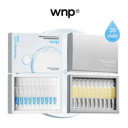 [LIVE Exclusive] WNP Single-Use Serums Duo | 3% Hyaluronic Acid Serum & Oil-Suspension Serum – Comfort Skin Repair for Your Facial Skincare Routine