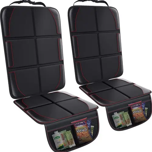 toolupgrade Waterproof Protective Universal Car Seat Cover Sets - 600D Polyester Wear-Resistant Non-Slip Liner, 2 Pockets, Functional for Kids, Fits SUVs, Sedans, Trucks, Waterproof Seat Protectors